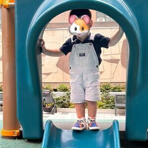 Marine themed summer overalls